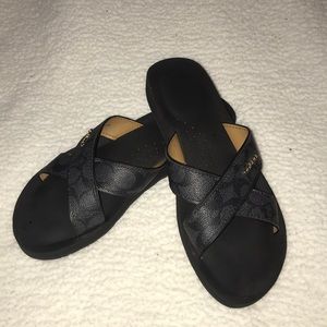 Coach Janine Logo Sandals